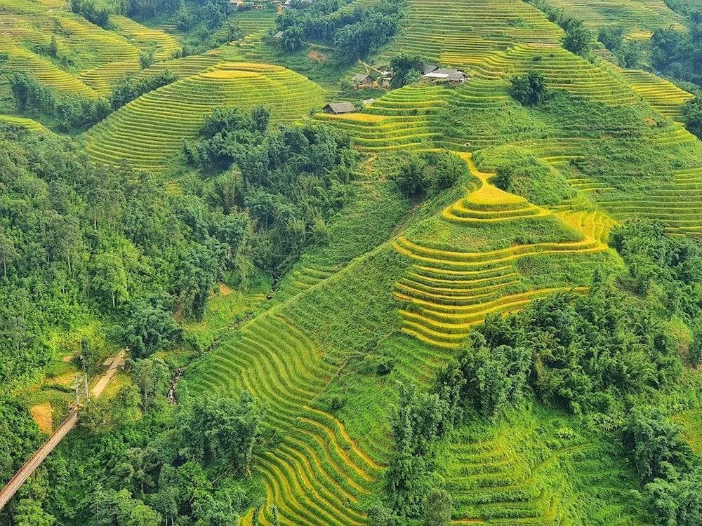 Y Linh Ho Village is embraced by rugged mountains and stunning rice terraces (Source: Check in Vietnam)